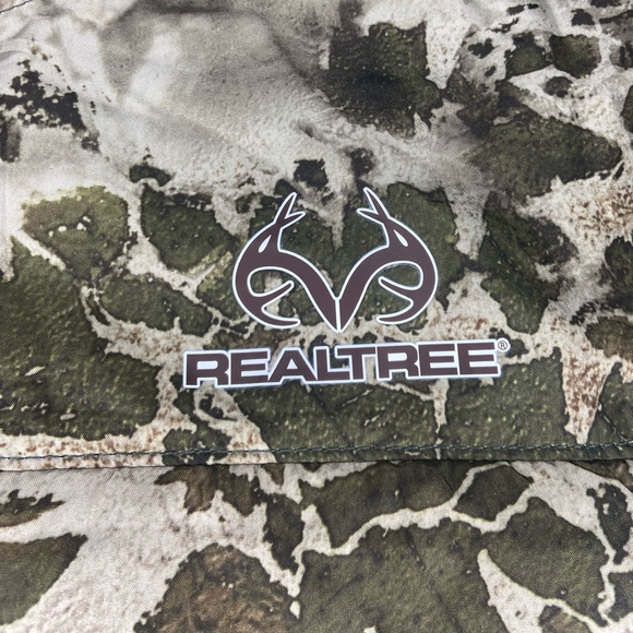 Olive Green Realtree Camouflage Zip Up Sweater (L) - Picture 6 of 6